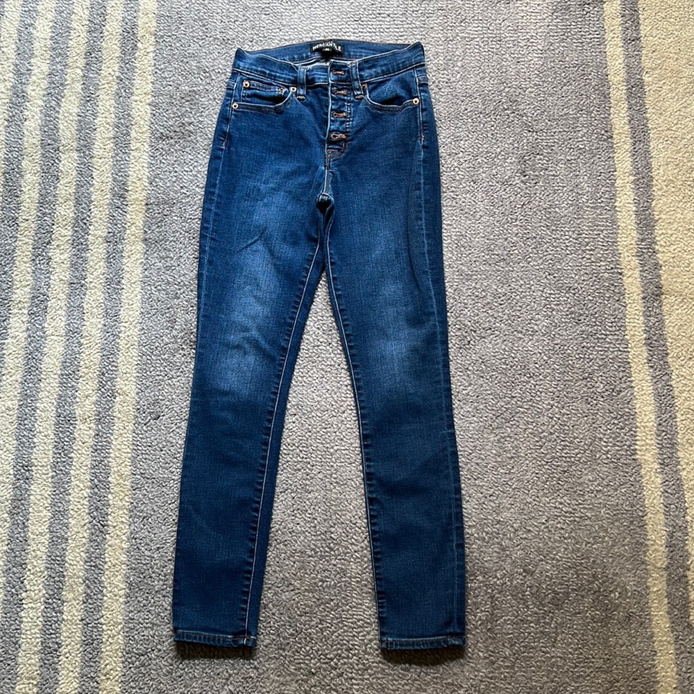 J. Crew mid-high rise skinny jeans